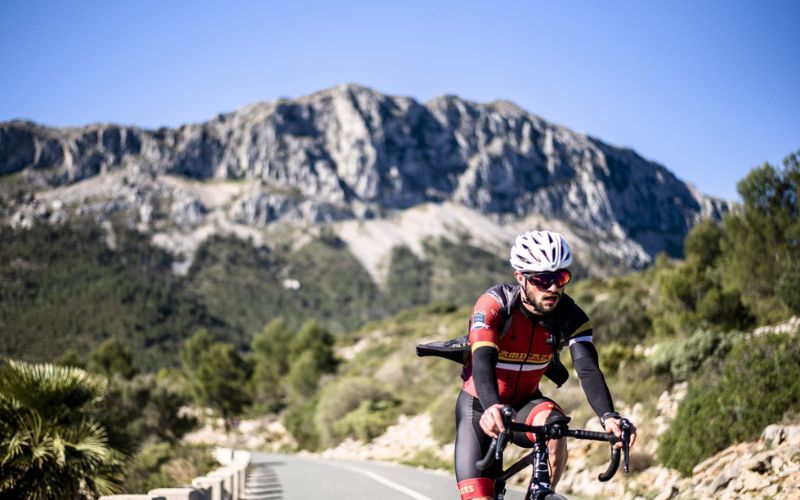 Sergi Sala en bicicleta